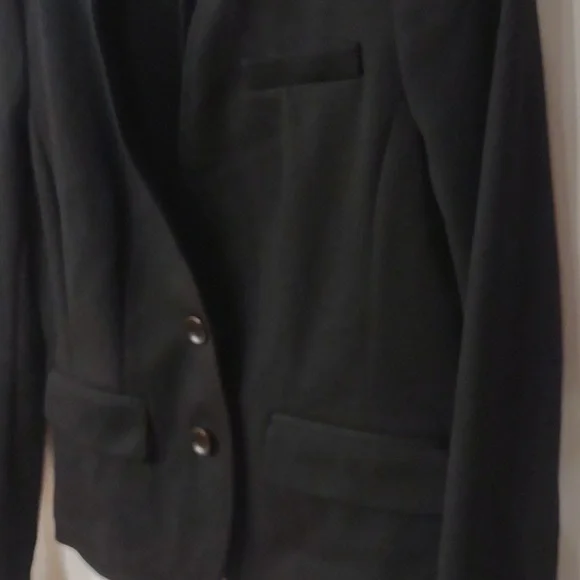 Ann Taylor Loft Small 2-button Blazer black VGC - Picture 6 of 13